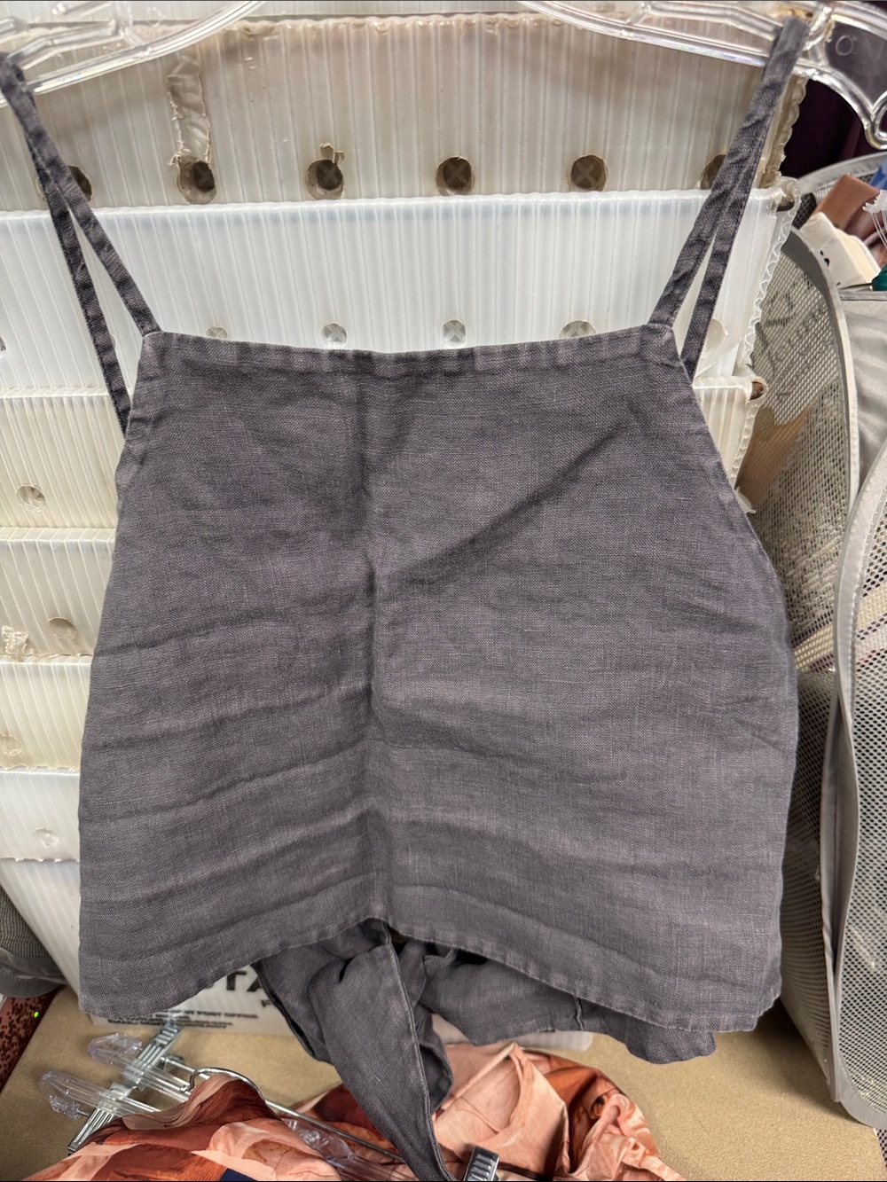 Zara tie back tank xs // 092511